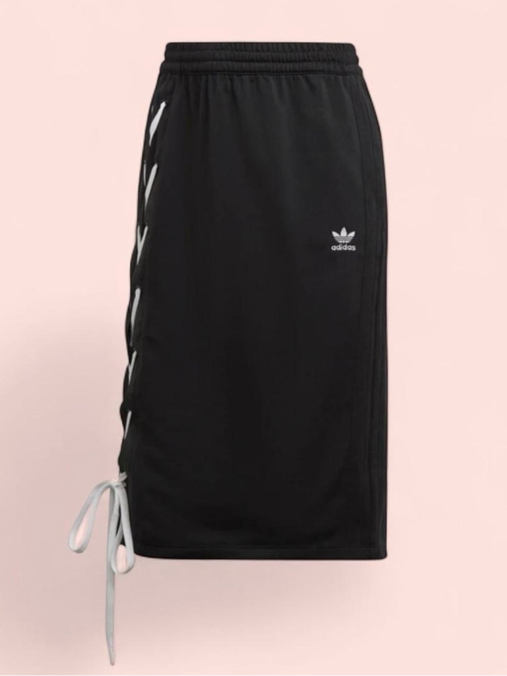 adidas Originals Always Original Laced Midi Skirt Black 2XS